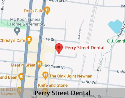 Map image for Emergency Dentist vs. Emergency Room in Newnan, GA